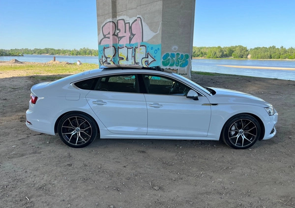 Audi A5 cena 118000 przebieg: 67000, rok produkcji 2018 z Warszawa małe 781